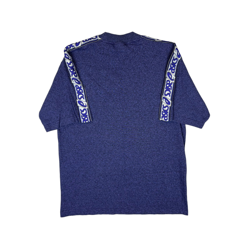 (90s) Asics Purple Sleeve Logo T-Shirt