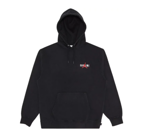 Supreme x Jordan Hooded Sweatshirt 'Black'