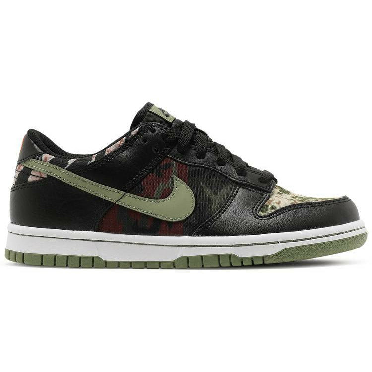 Dunk Low SE GS 'Black Multi-Camo'