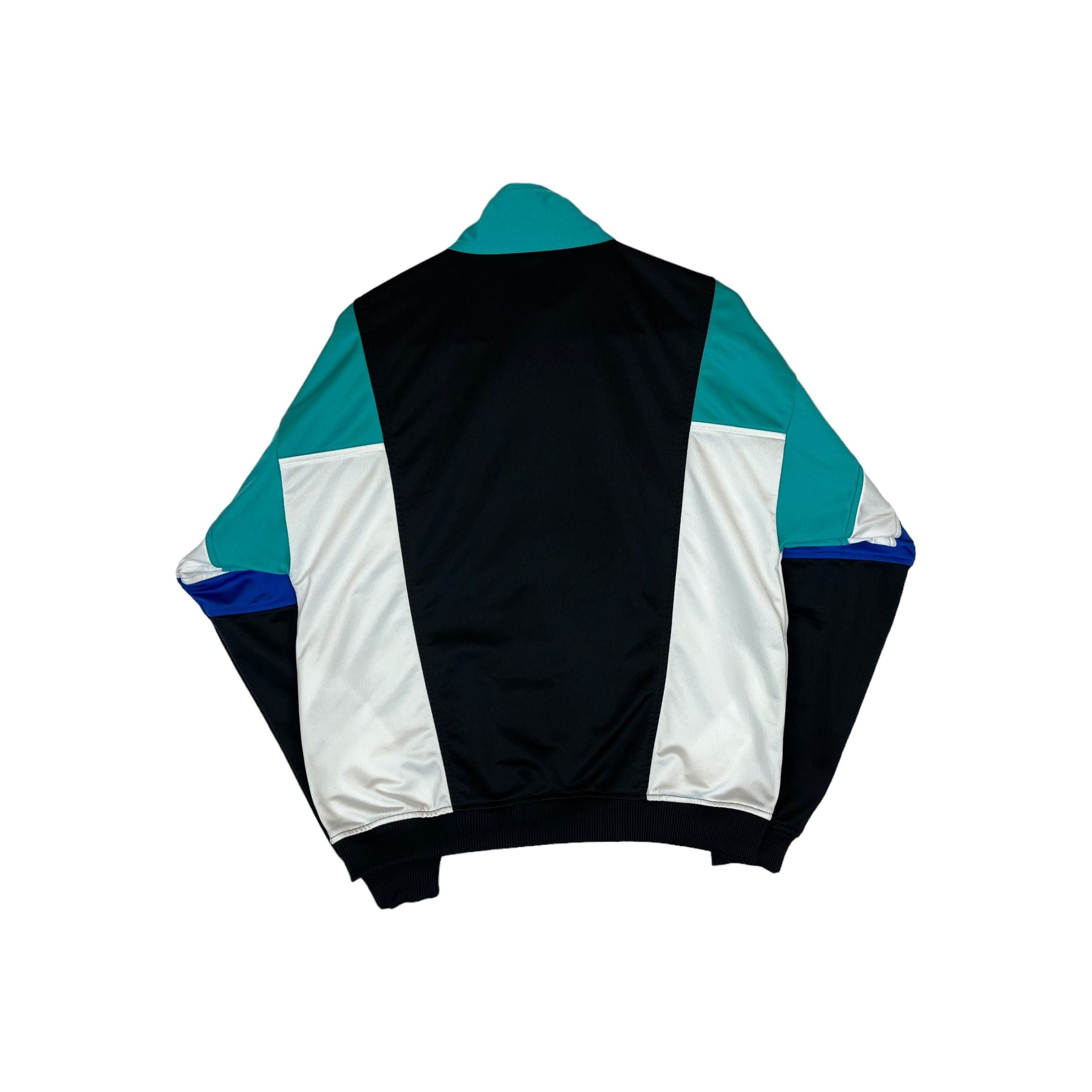 267924 (90s) Wilson Tennis Teal Colorblock Track Jacket