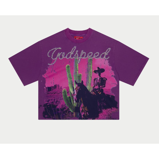 Godspeed WestWorld T-Shirt 'Purple Wash'