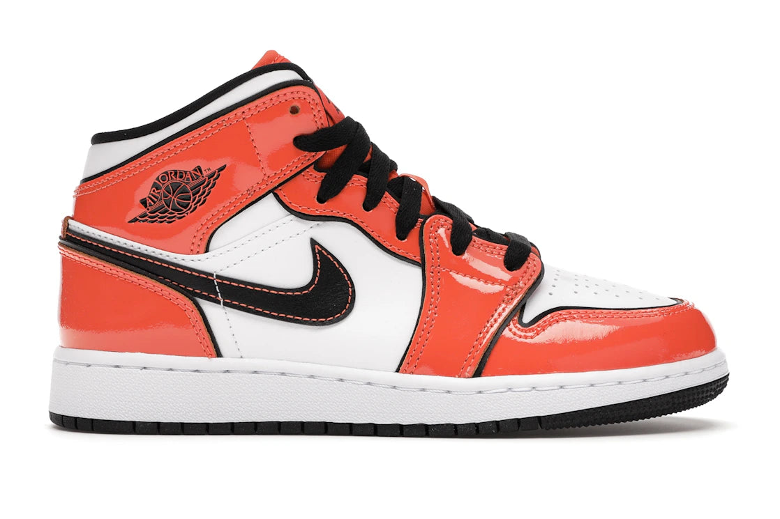 339791 Air Jordan 1 Mid SE GS 'Turf Orange'