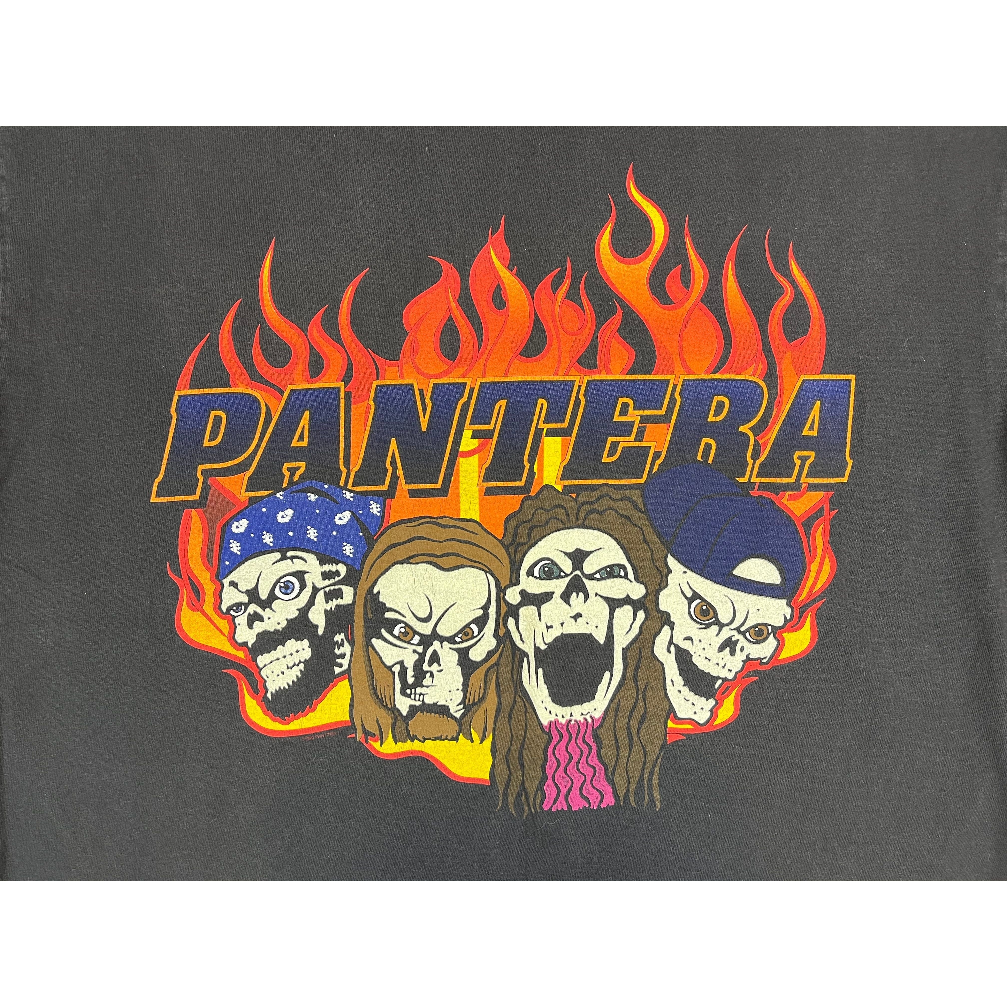 256535 (1999) Pantera Skull Metal Band T-Shirt