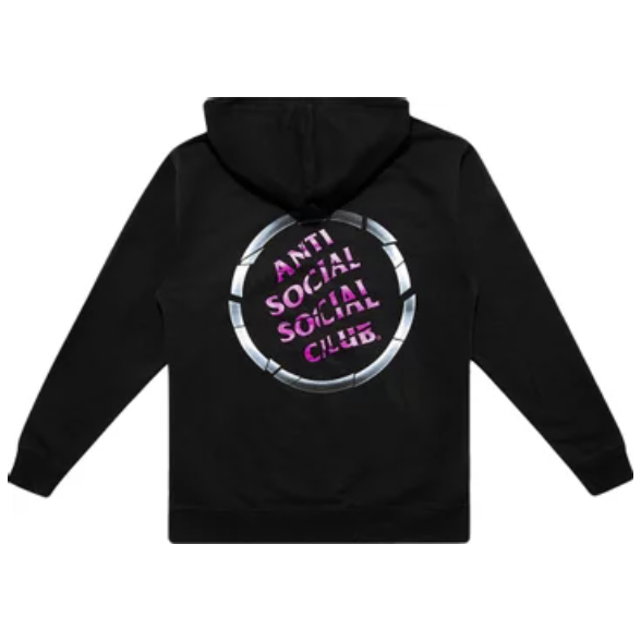 Anti Social Social Club Brake Check Hoodie 'Black'