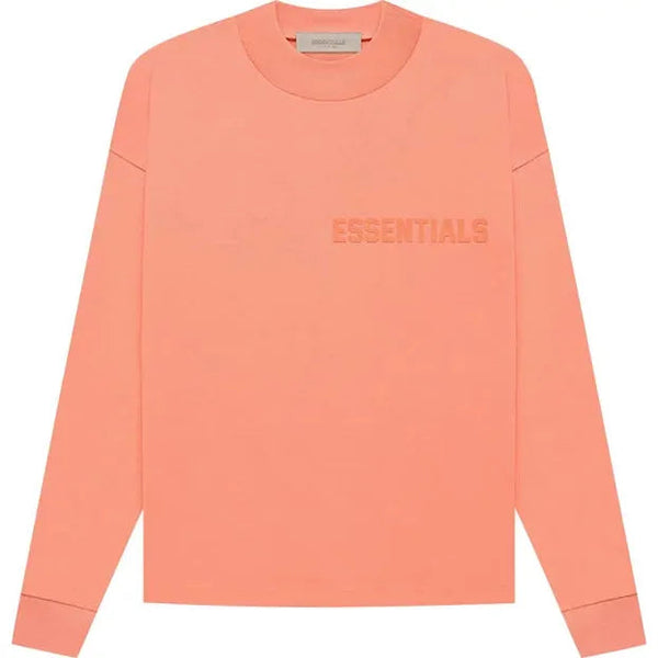 Fear of God Essentials Long-Sleeve Tee 'Coral'