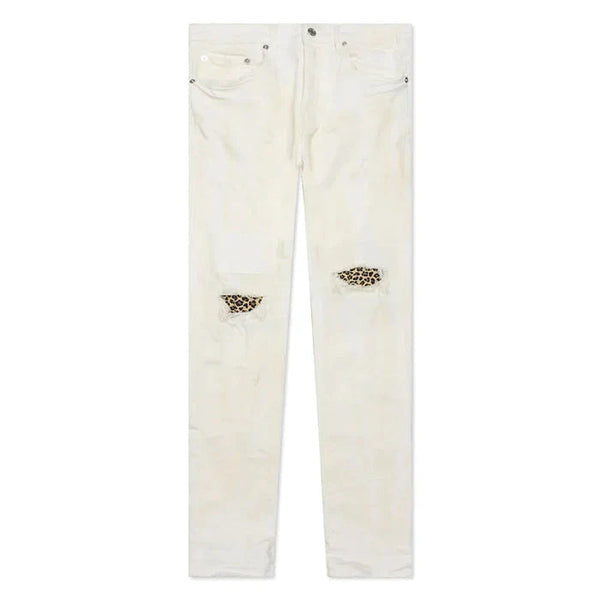 Purple Brand White Animal Repair Jeans