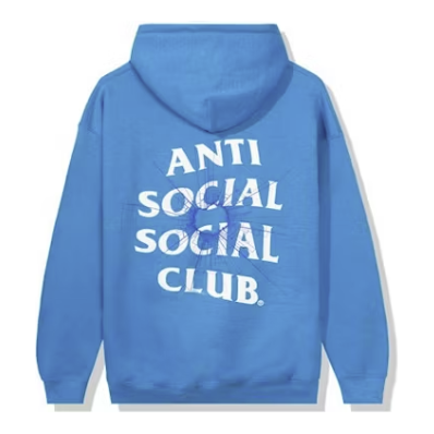 Anti Social Social Club Theories Hoodie 'Blue'