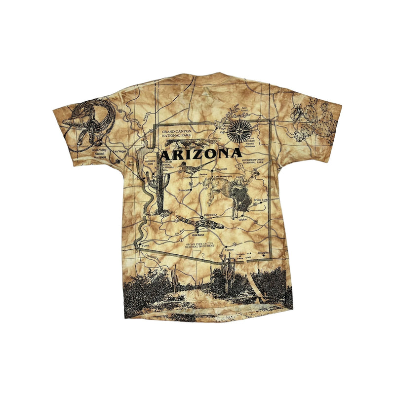 (1992) Arizona State Map All Over Print T-Shirt