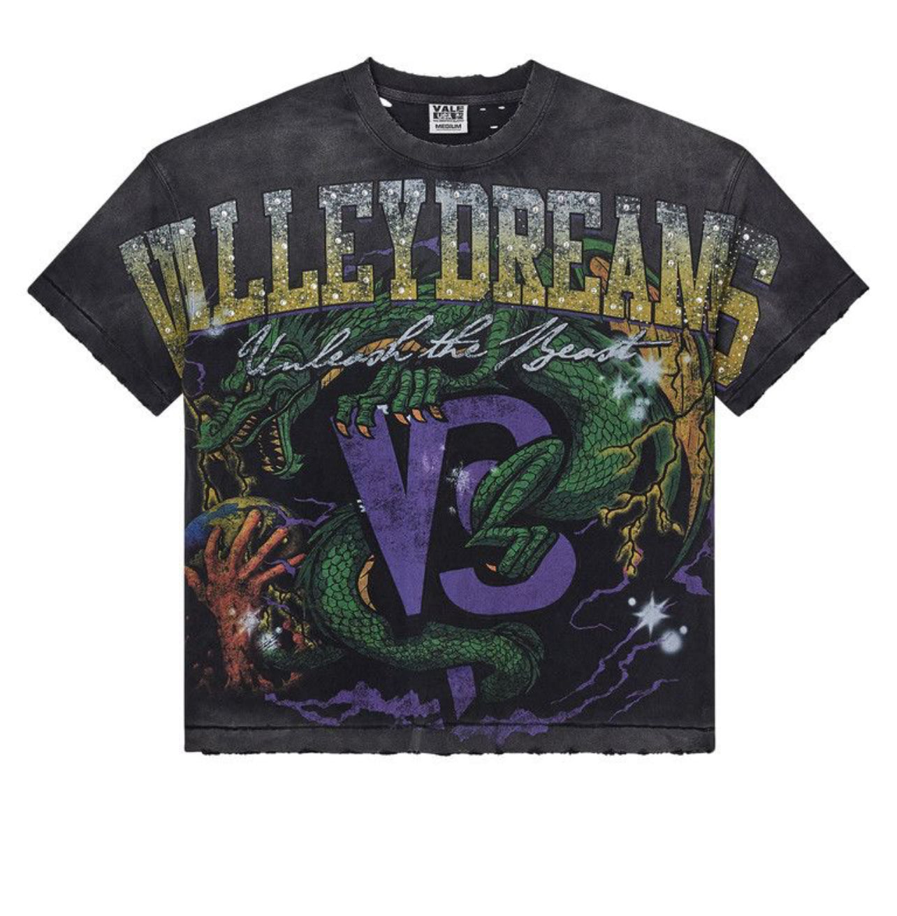 676097 Vale Forever Enter The Dragon Tee Black