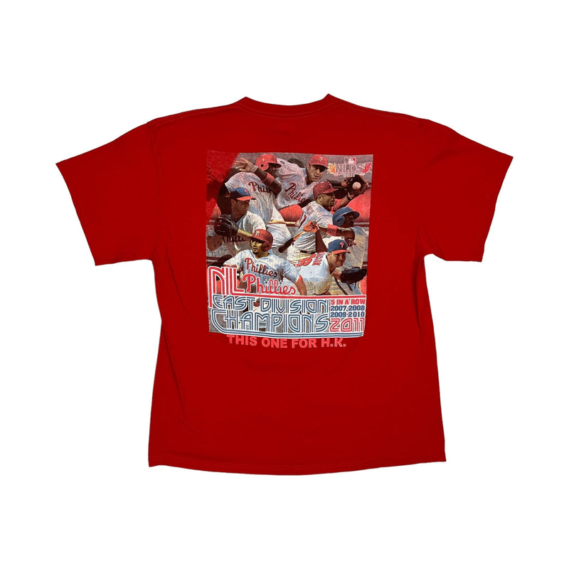 (2011) Philadelphia Phillies NL East Champs Parking Lot T-Shirt