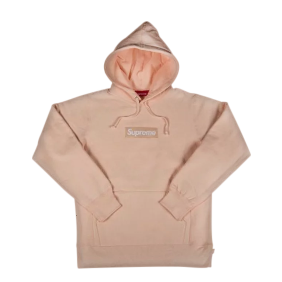 Supreme Box Logo Hoodie 'Peach'