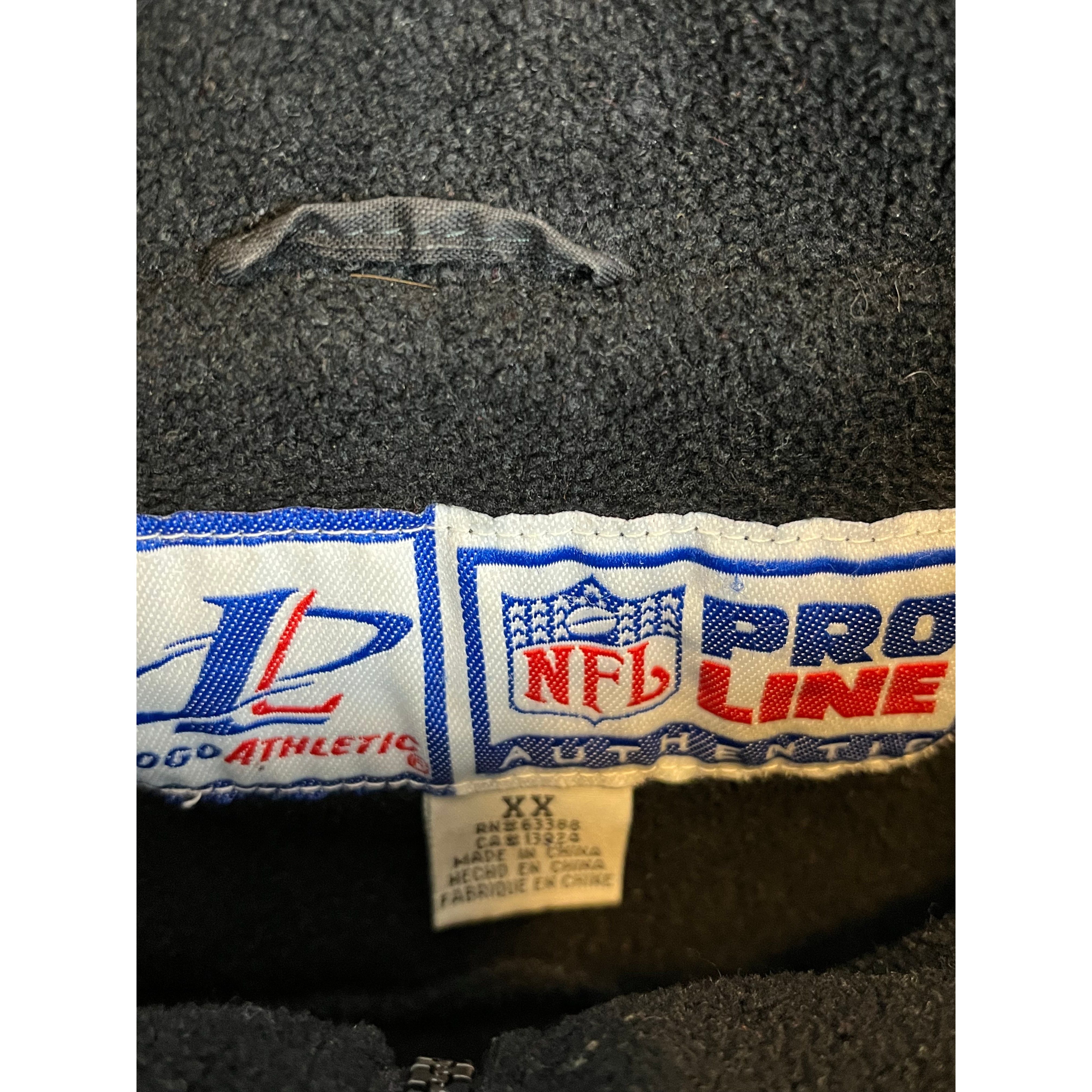 268040 (90s) Philadelphia Eagles Logo Athletic NFL 1/4 Zip Fleece