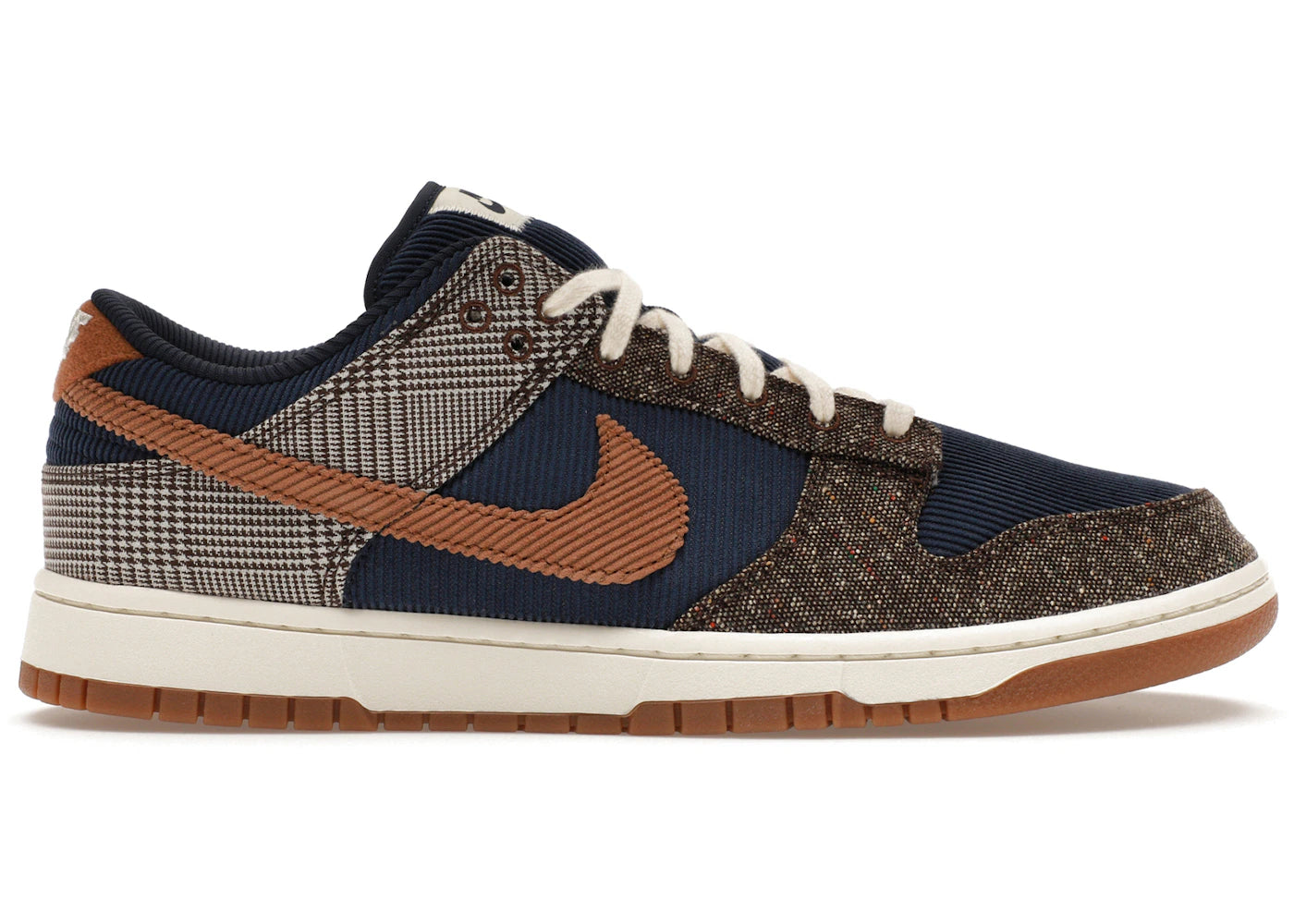 SP13448 Nike Dunk Low Tweed Midnight Navy Corduroy