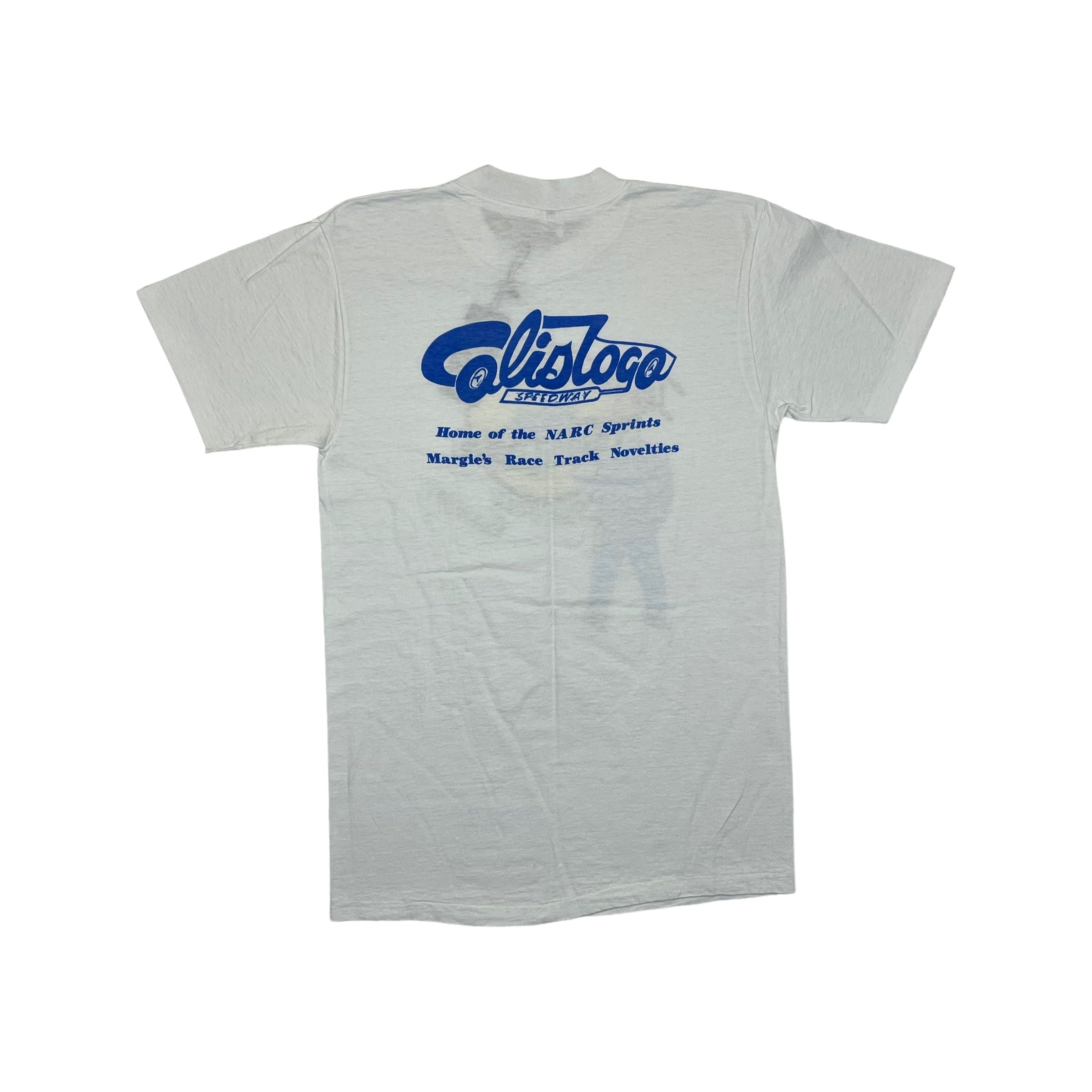 268864 (1979) Cowboy 'The Bold Bandit' Cartoon Stock Racing T-Shirt m