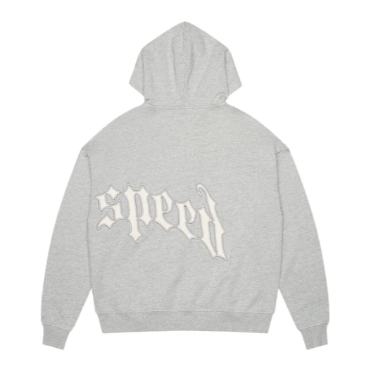 Godspeed OG Logo Zip-Up Sweatshirt 'Heather Grey'