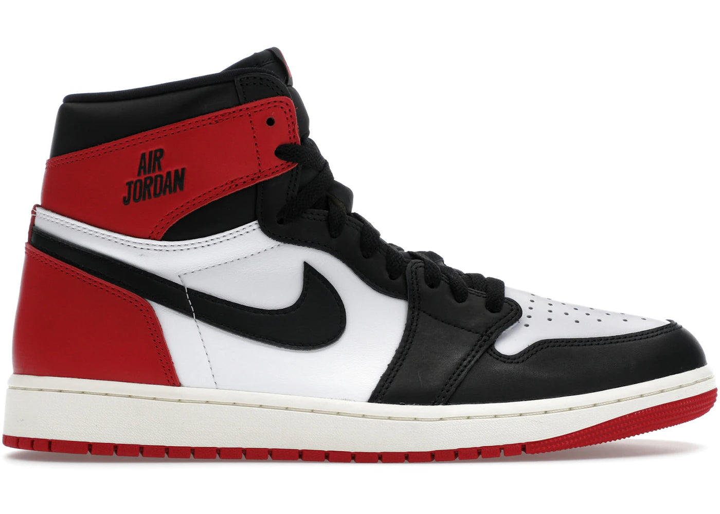 648061 Jordan 1 Retro High OG Black Toe Reimagined