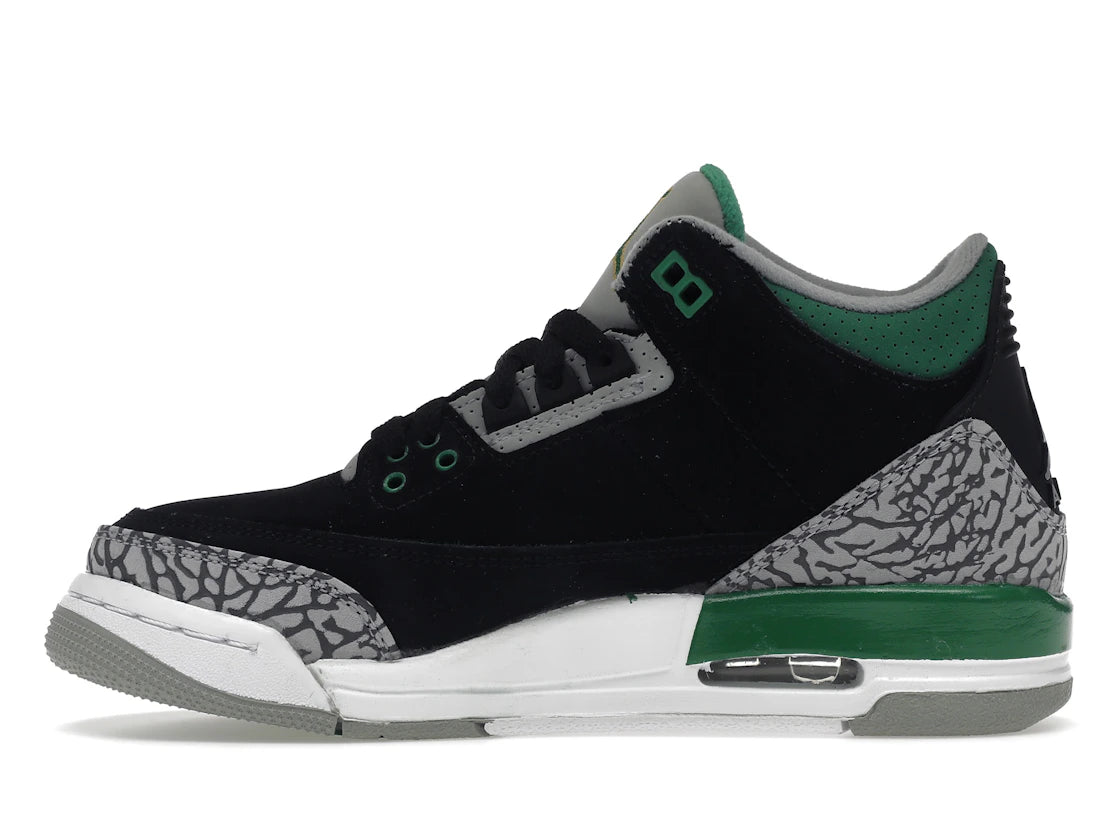 280588 Air Jordan 3 Retro GS 'Pine Green'