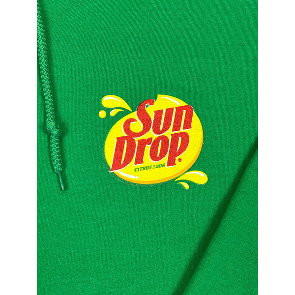 (00s) Sun Drop Citrus Soda Kelly Green Full Zip Hoodie