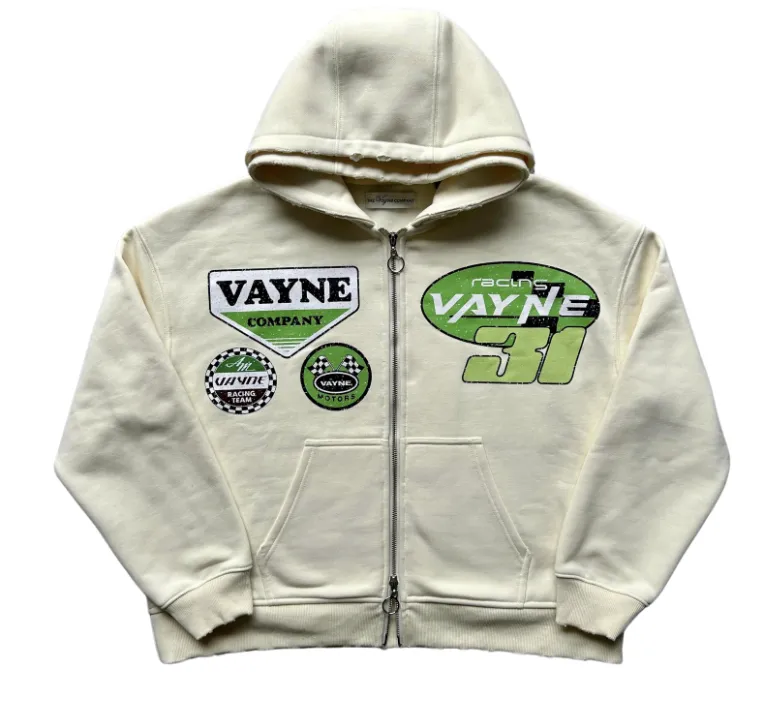 [641645] Vayne Racing Motorsport Hoodie 'Cream'