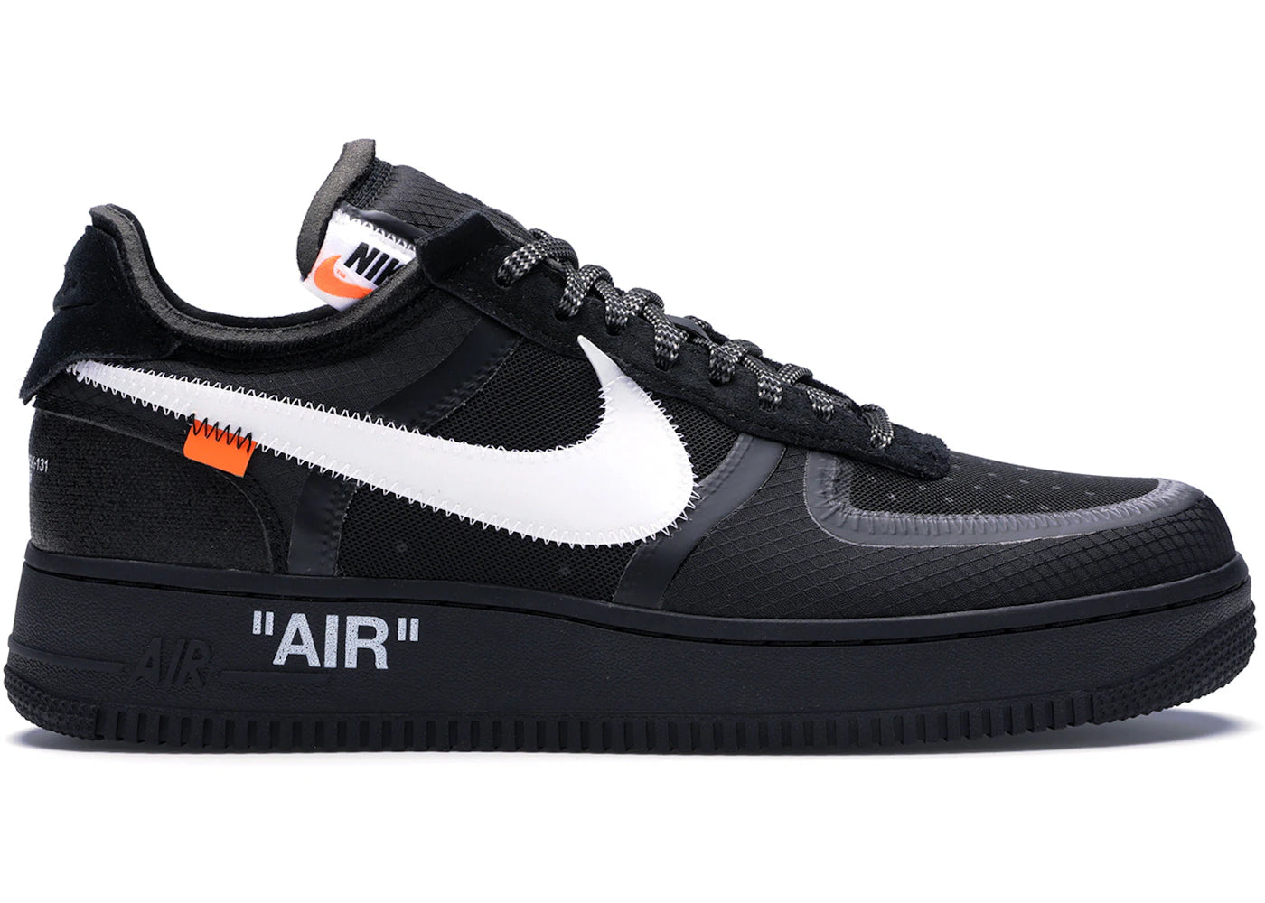 711998 Nike Air Force 1 Low Off-White Black White