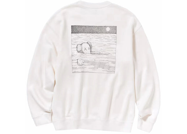 KAWS x Uniqlo Longsleeve Sweatshirt (US Sizing) Off White