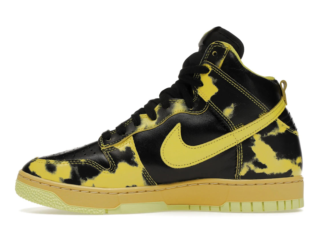 657449 Dunk High 1985 'Yellow Acid Wash'
