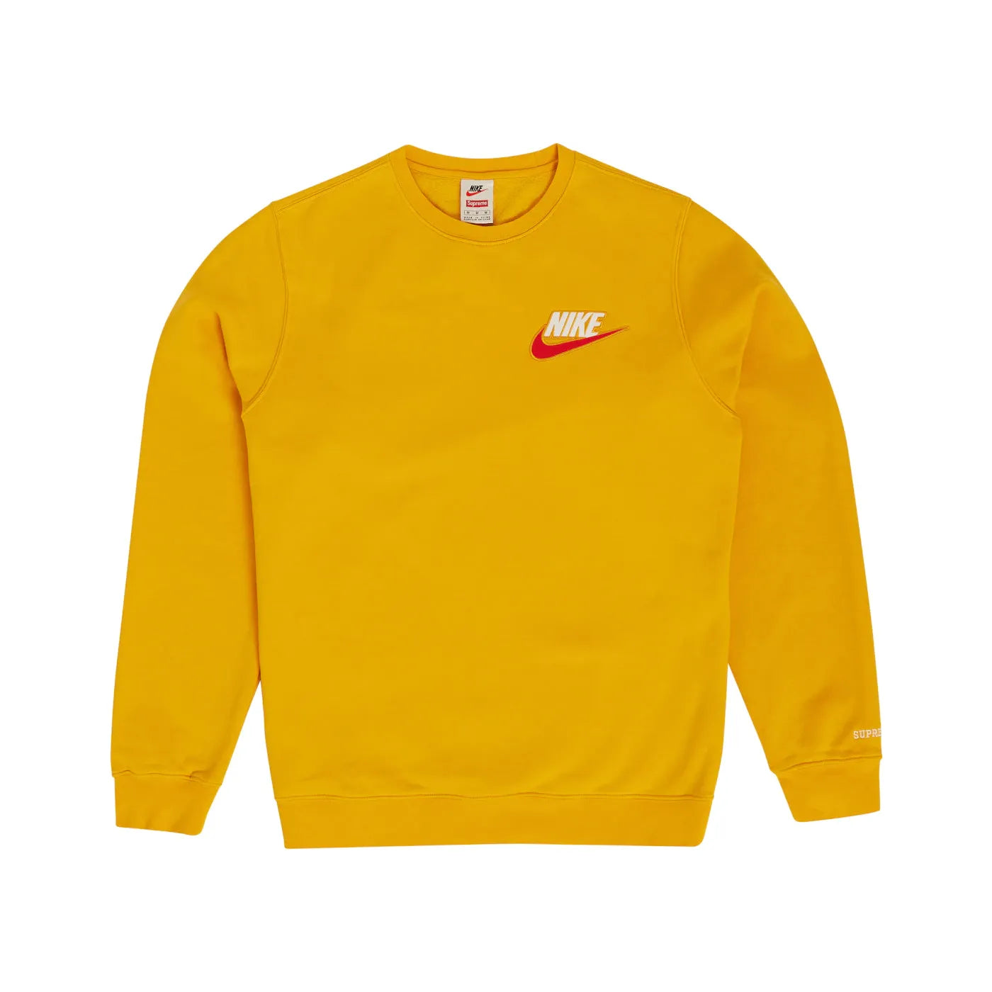 272539 Supreme Nike Crewneck Mustard