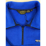 (90s) Eddie Bauer Outdoors 1/4 Zip Blue Fleece