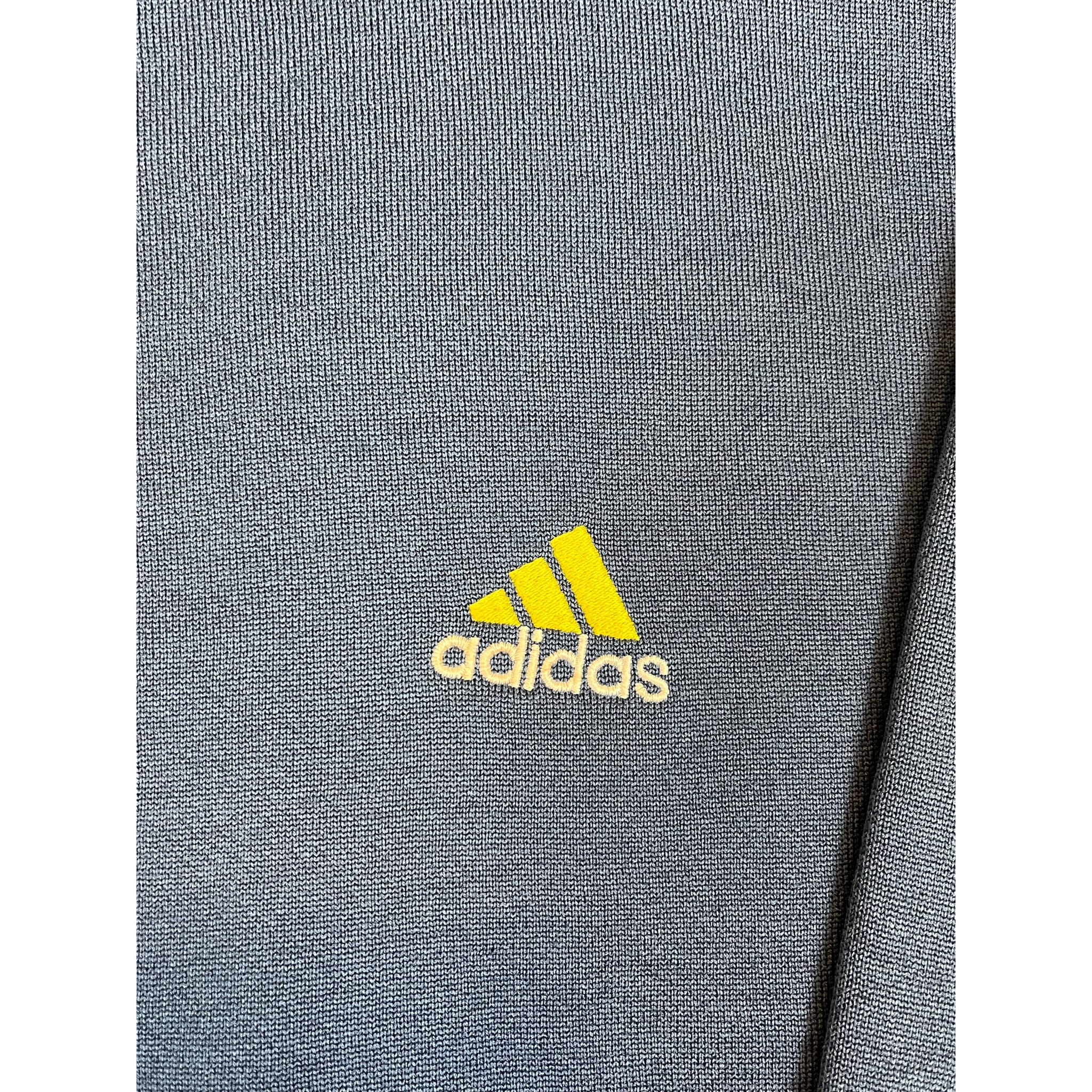 259911 (90s) Adidas Navy Blue/Neon Essential Crewneck