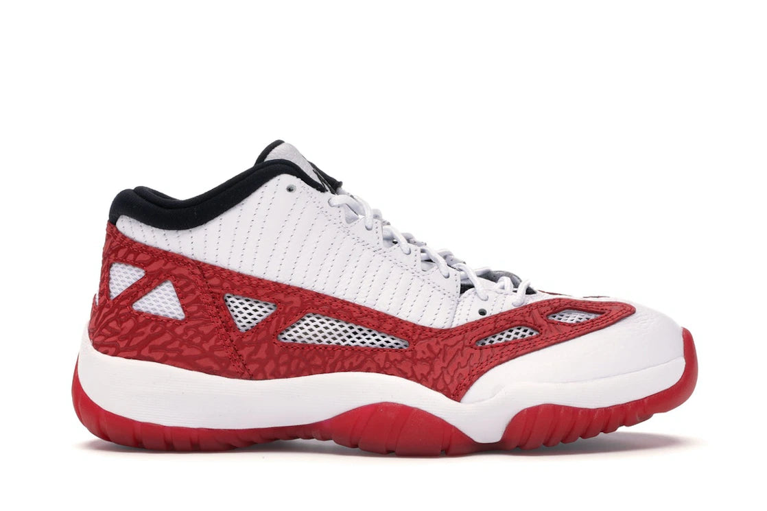 633799 Jordan 11 Retro Low IE White Gym Red