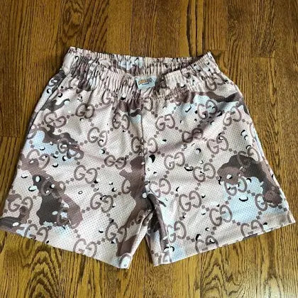 Bravest Studios GG Monogram Camo Shorts