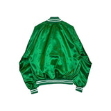 (90s) Coors Light Beer Kelly Green Satin Jacket