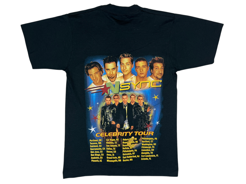 (2002) NSync 'Celebrity Tour' Boy Band Rap T-Shirt