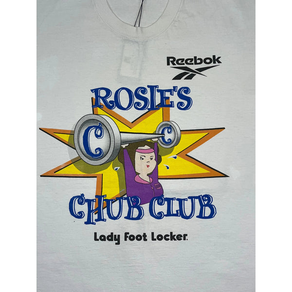 (90s) Rosie's Chub Club O'Donnell Lady Foot Locker Reebok T-Shirt