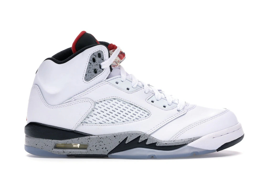 813535 Air Jordan 5 Retro 'White Cement'