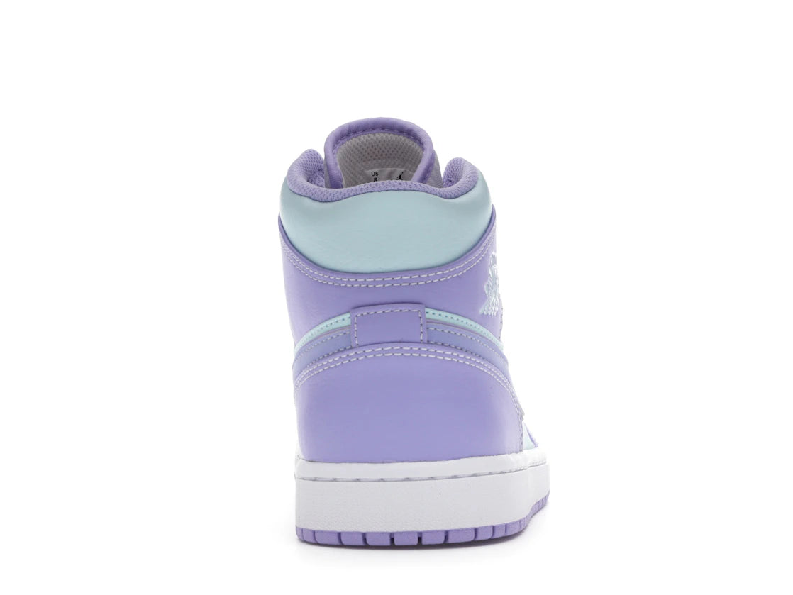 826161 Jordan 1 Mid Purple Aqua