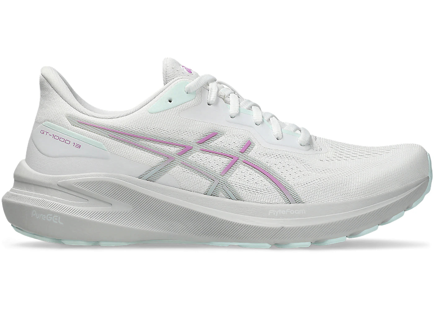 704893 ASICS GT-1000 13 White Lavender Glow (Women's)