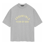 Fear of God Essentials Heavy Jersey Crewneck Tee 'Light Heather Grey'