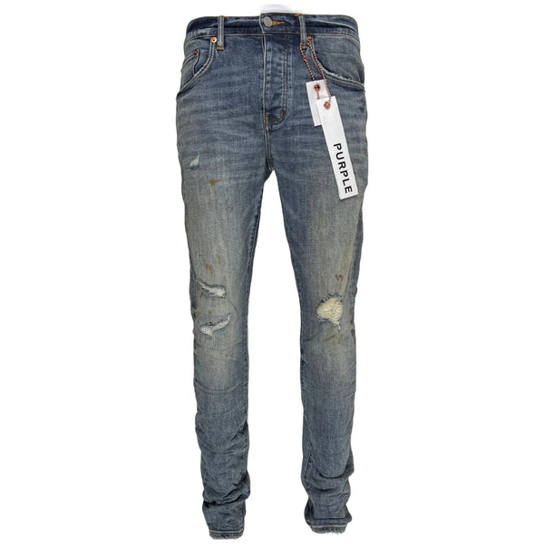 PURPLE BRAND JEANS P001-WLIB WORN LIGHT INDIGO BLOWOUT