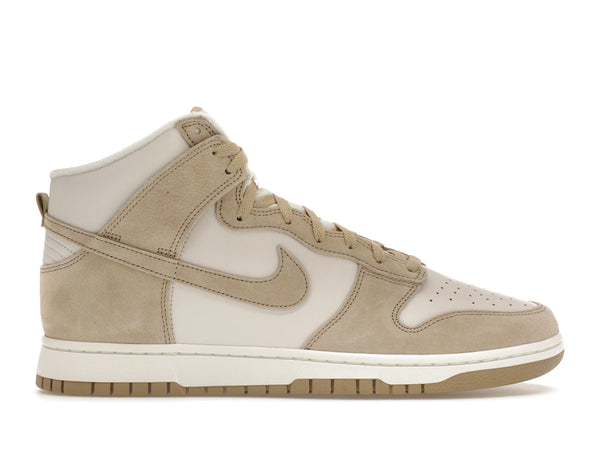 Nike Dunk High Tan Suede White
