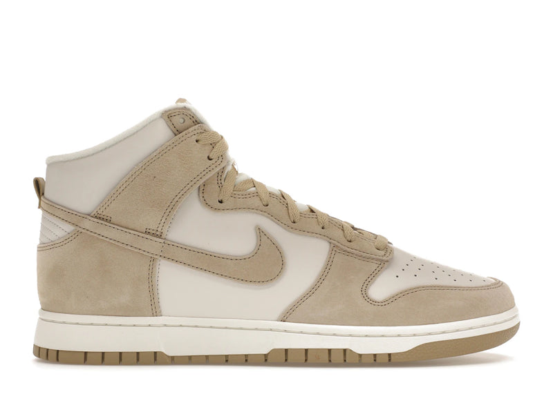 Nike Dunk High Tan Suede White