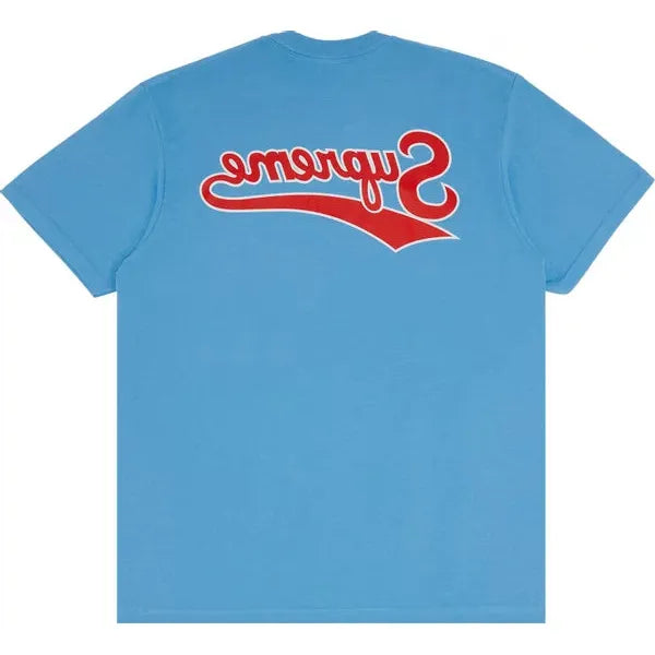 Supreme Backwards Tee 'Bright Blue'