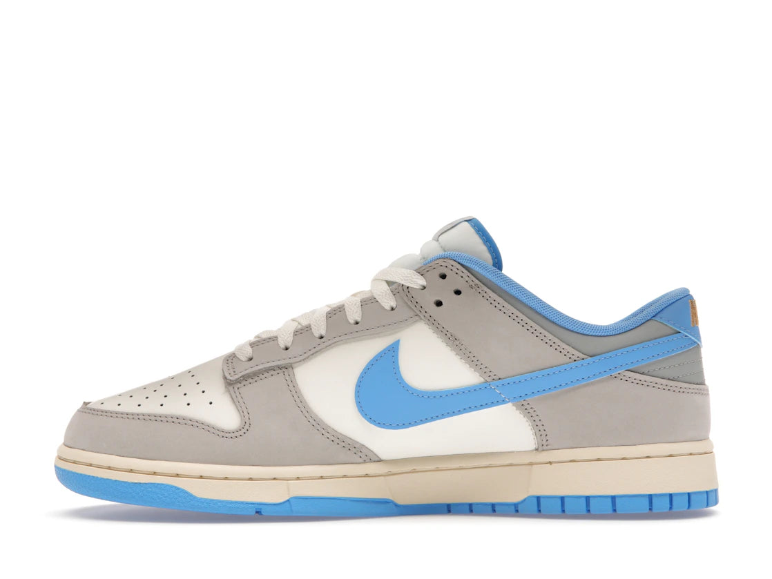 586284 Nike Dunk Low Athletic Department Light Smoke Grey University Blue