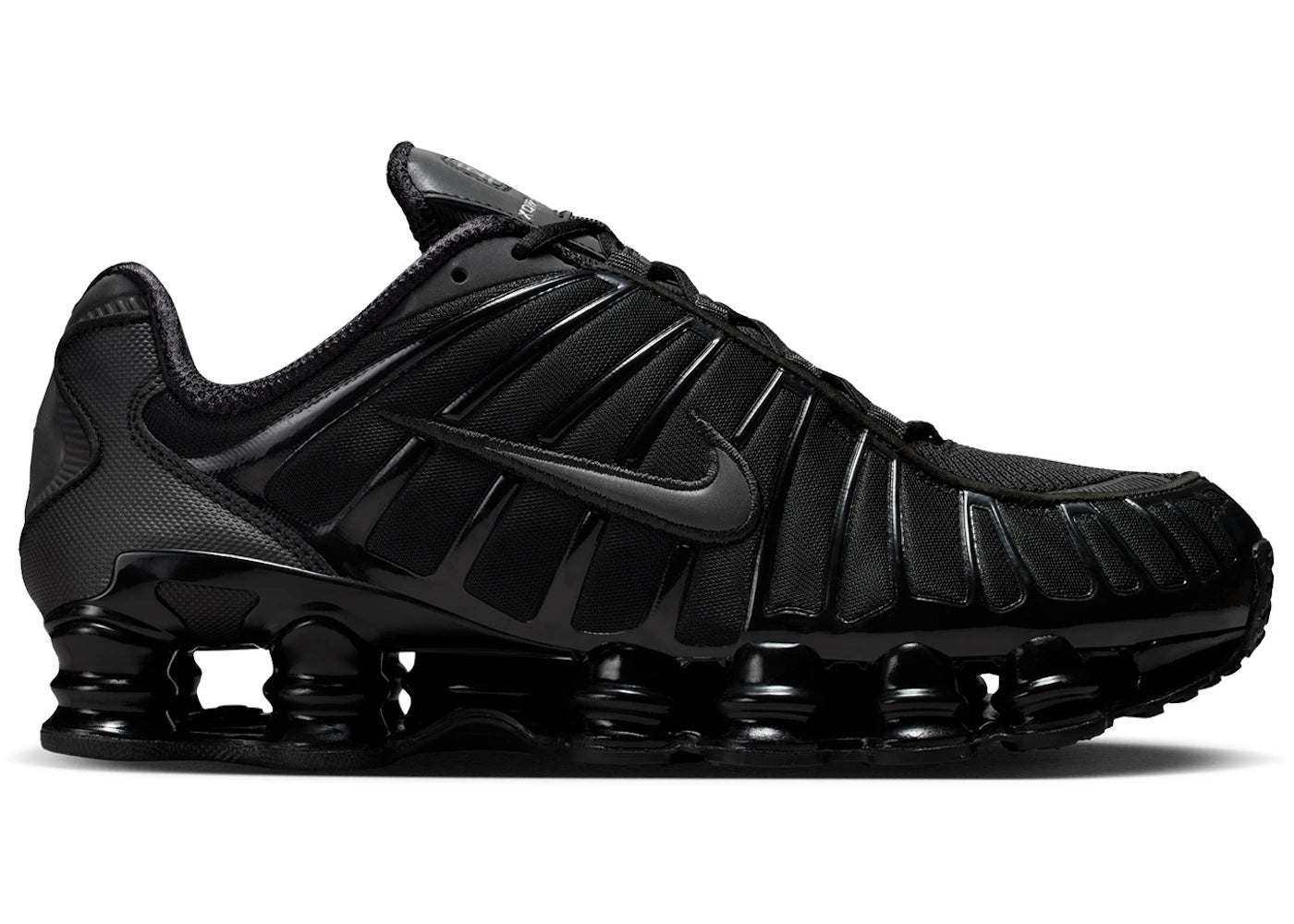 800324 Nike Shox TL Black Metallic Silver