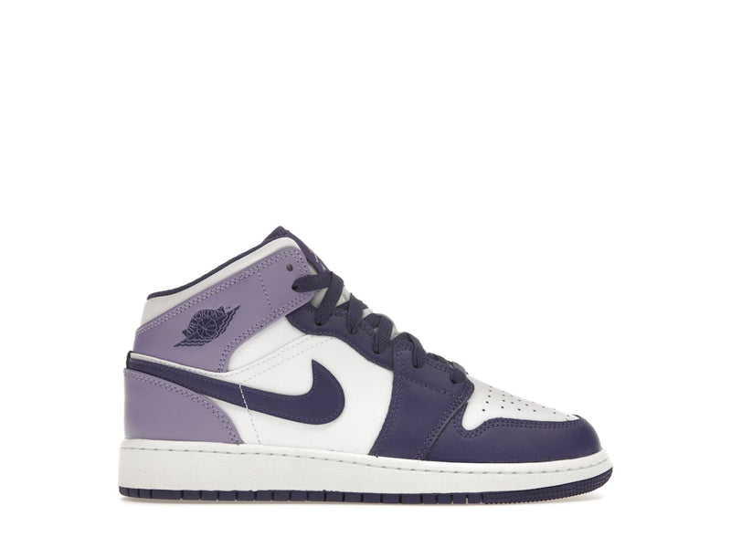 Jordan 1 Mid White Sky J Purple (GS)