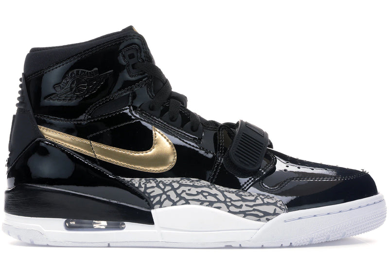 Jordan Legacy 312 Black Gold Patent