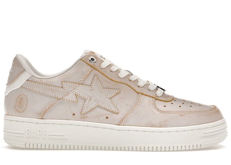 A Bathing Ape Bape Sta Wear Away Paint Beige