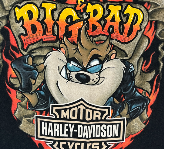 (2011) Harley Davidson Taz Big & Bad Looney Tunes T-Shirt