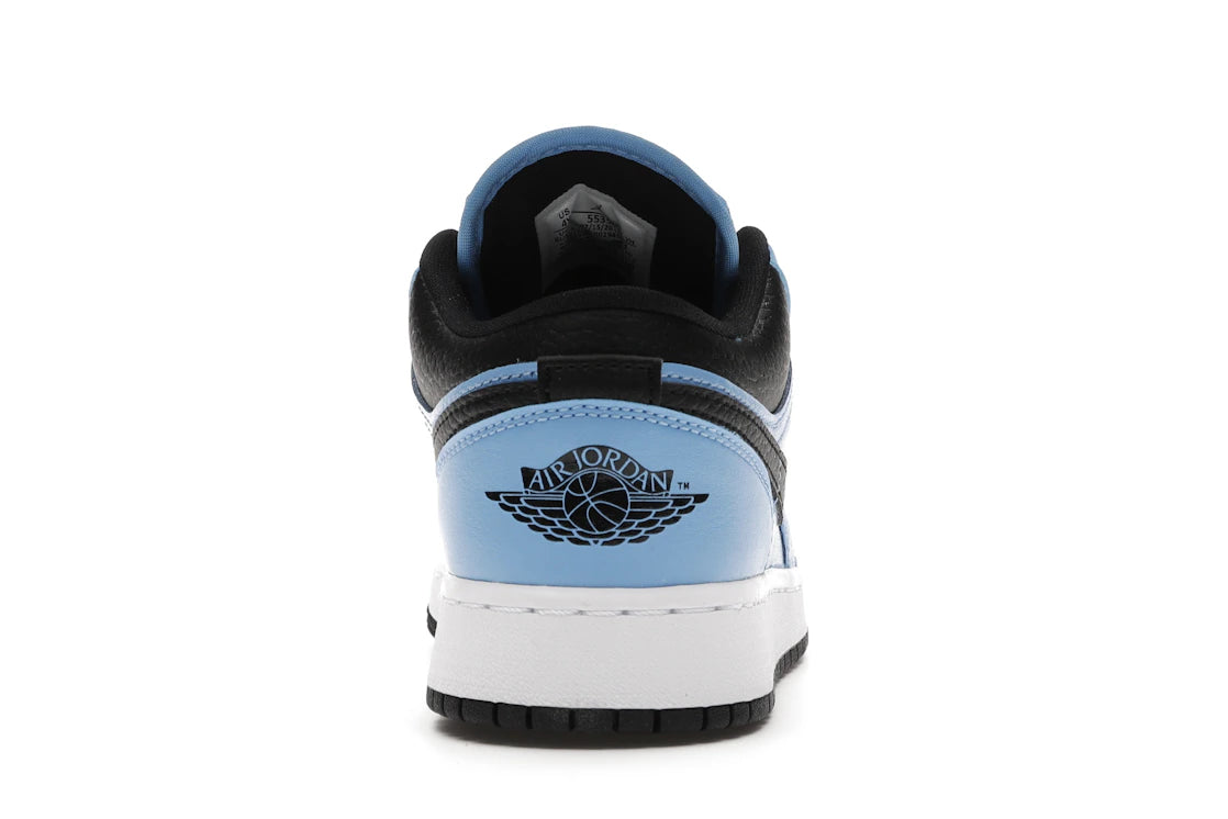 437152 Air Jordan 1 Low GS 'University Blue Black'