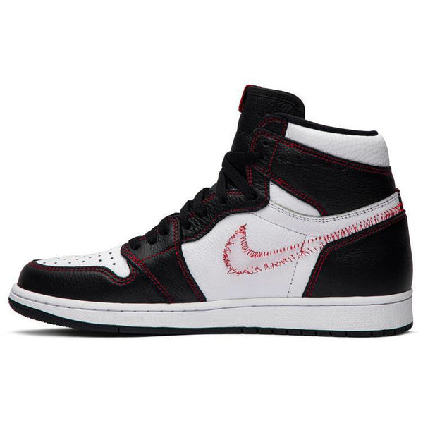 Jordan 1 Retro High Defiant White Black Gym Red